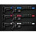 Moriarti MA-15 Accent Series 7.5-inch 5.56 NATO pistol with blue components, SBA3 brace, and 7-inch M-LOK handguard.