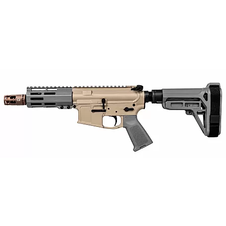 MA-15 5″ 5.56 NATO ARP Pistol – Q Cherry Bomb | SBA5 | FDE/Gray