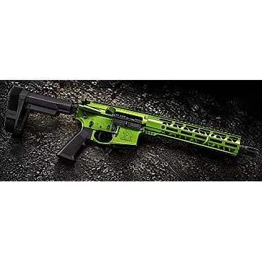 Moriarti MA-15 GunCandy Series 10.5-inch .300 Blackout pistol with SBA5 brace and selected color finish