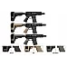 Moriarti MA-15 5-inch Micro ARP pistol with black SBA5 brace, Magpul grip and 4-inch M-LOK handguard