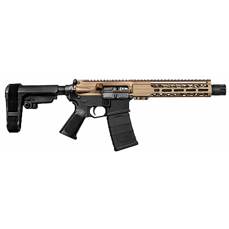 Moriarti MA-15 10.5″ 5.56 NATO Custom Series AR-15 Pistol – Burnt Bronze | SBA3
