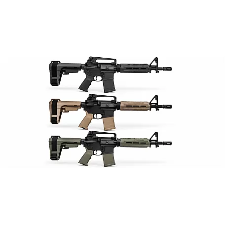 5.56 NATO 10.5″ Government Carbine AR-15 Pistol – A2 Carry Handle, Magpul MOE, SBA3