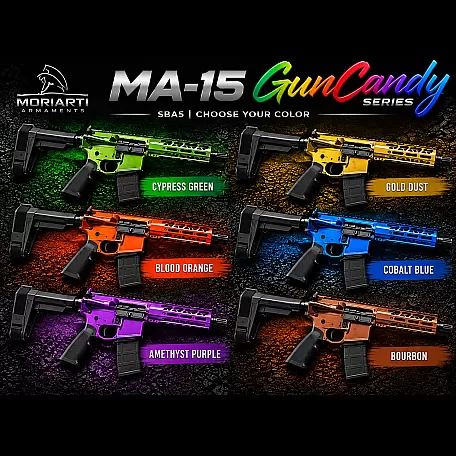 Moriarti MA-15 GunCandy Series 10.5" .300 Blackout Pistol – SBA5