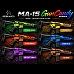 Moriarti MA-15 GunCandy Series 10.5-inch .300 Blackout pistol with SBA5 brace and selected color finish