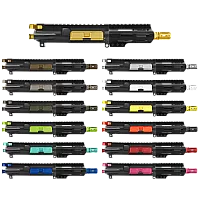 AR-15 5.56 NATO 5″ Pistol Upper Assembly with Charging Handle, 4″ M-LOK Handguard, 1:5 Twist, Custom Cerakote Options 