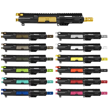 AR-15 5.56 NATO 5″ Pistol Upper Assembly, 4″ M-LOK Handguard, 1:5 Twist, Custom Cerakote Options – Moriarti Arms