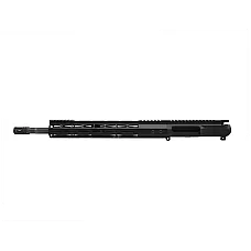 AR-15 16" Left Hand Slick Design Upper Assembly with 12" Mlok and A2 - Choose Caliber