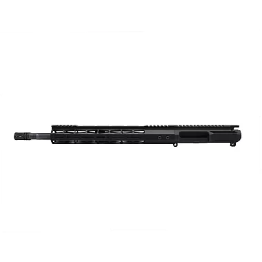 AR-15 16" Left Hand Slick Design Upper Assembly with 12" Mlok and A2 - Choose Caliber