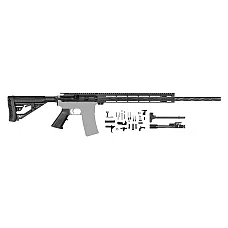 AR-15 5.56/.223 Wylde 24" Spiral Fluted Nitride Rifle Kit / 15" Mlok / Adaptive Stock