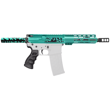 AR-15 300 Blackout 7.5" Pistol Kit - Cerakote Camo Options, Customizable in Tiffany Blue, Red, Pink, White, and Orange