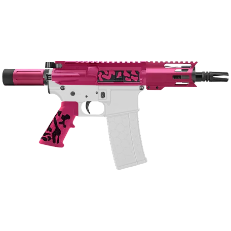 AR-15 7.62x39 5" Pistol Build Kit / Mlok / Camo Color Choice / Micro