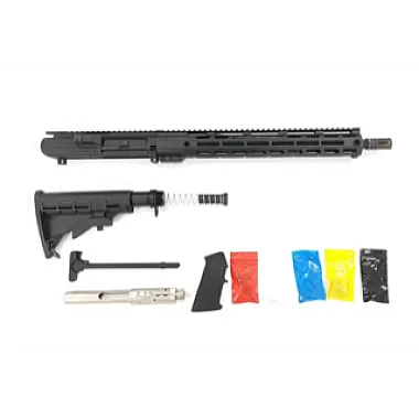 AR-10 .308 16" Tactical Rifle Build Kit with 15" M-LOK Rail & Nickel Boron BCG - DPMS Compatible