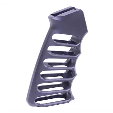 AR SKELETONIZED GRIP WITH PISTOL GRIP SCREW - BLACK