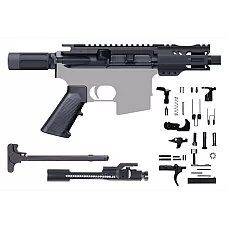 AR-15 .300 Blackout 5" Micro Pistol Kit / 1:7 Twist / Micro Buffer / 4" M-LOK Rail