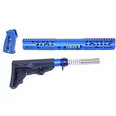 AR-15 Trump 2024 Series Limited Edition Furniture Set | Anodized Blue | Handguard, Stock, Pistol Grip