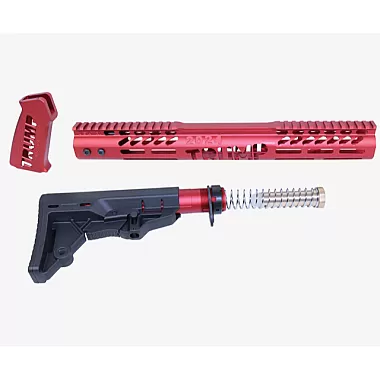AR-15 Trump 2024 Series Limited Edition Furniture Set | Anodized Red | Handguard, Stock, Pistol Grip