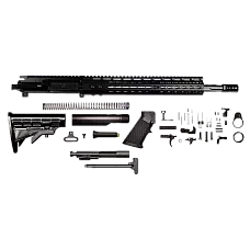 AR-15 5.56/.223 16" stainless steel straight cut rifle kit /12" Mlok 