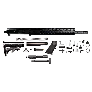 AR-15 5.56/.223 16" stainless steel straight cut rifle kit /12" Mlok