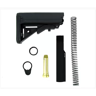 AR-15 MIL-SPEC 6 POS. PREMIUM STOCK W/BUFFER TUBE ASSEMBLY