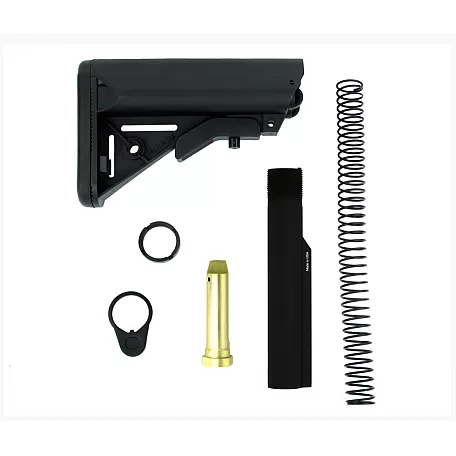 AR-15 MIL-SPEC 6 POS. SOPMOD STOCK W/BUFFER TUBE ASSEMBLY