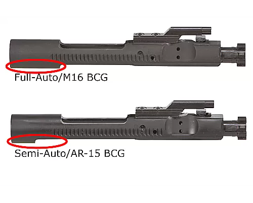 The Battle of BCGs: AR-15 Bolt Carrier vs. M16 Cut - Which One Wins?