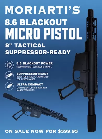 8.6 Blackout Micro Pistol